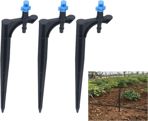 Vista 7 de Sistema de riego de jardín, 20 unidades/bolsa gotero de riego con inserto de tierra emisores de riego por goteo de árboles frutales para tubos