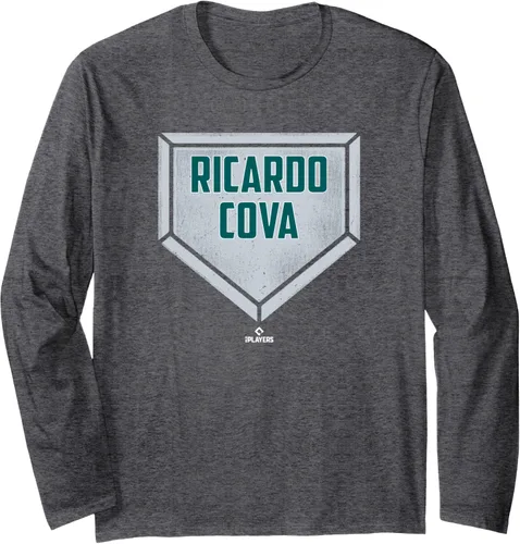 Vista 3 de Home Plate Gameday Ricardo Cova Prospect Baseball Fan Gear Long Sleeve T-Shirt