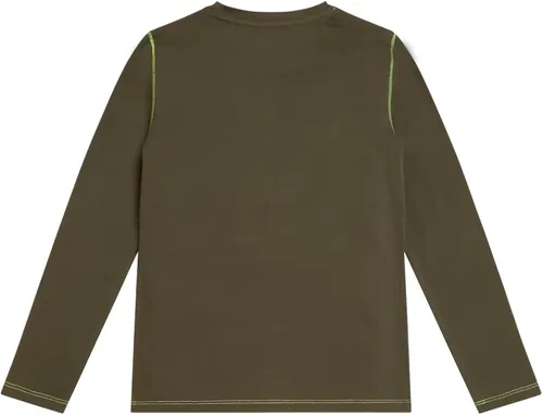Vista 2 de GUESS Camiseta de manga larga con apliques y logotipo bordado para niño