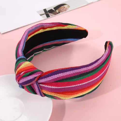 Vista 193 de YAHPERN Diadema para el día de San Valentín para mujer, colorida diadema de algodón con estampado de corazón de conversación XOXO Love, diadema