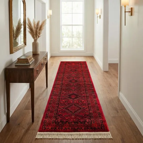 Vista 27 de Unique Loom Tekke Collection - Alfombra de área Sheibani (2' 2" x 3' 1", rectangular, rojo/negro)