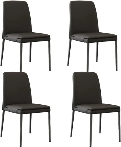 Vista 15 de Sillas de cocina de comedor, sillas de comedor con patas de metal, sala de estar, comedores apilables, silla de cocina, silla de comedor al aire