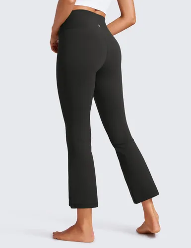 Vista 2 de CRZ YOGA Butterluxe - Leggings capri cruzados para mujer, 25.6 pulgadas, cintura alta, corte de bota, corte de bota, casual, pantalones de yoga