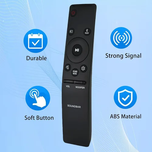Vista 3 de Mando a distancia de repuesto para barra de sonido todo en uno Samsung 5.0ch barra de sonido sistema de audio HW-T530 HW-Q700A HW-Q600A HW-Q700A