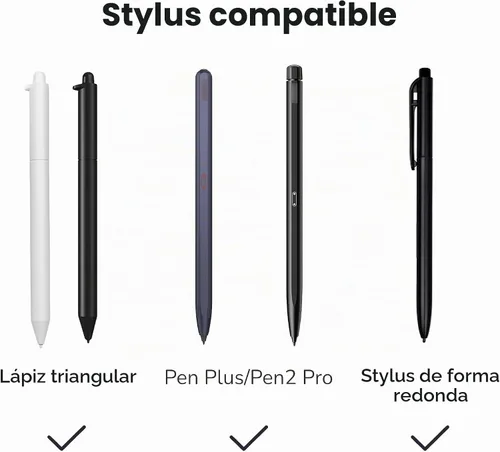 Vista 2 de 20 puntas de rotulador de repuesto para BOOX Pen Plus, Pen2 Pro, Max Lumi2, Note Air2, Note5, Nova Air C Stylus, bolígrafo triangular y punta 20