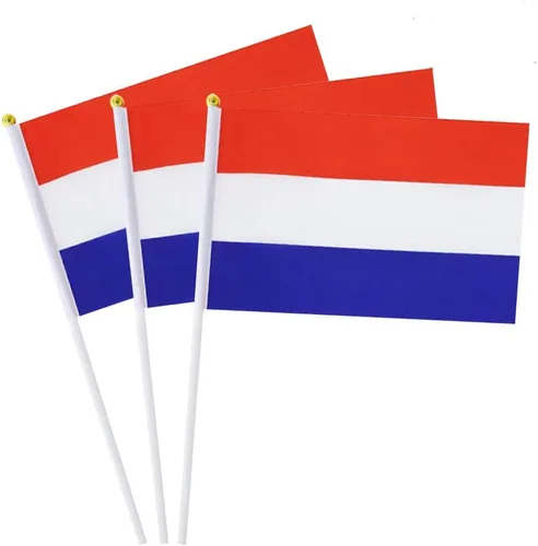 Vista 16 de Bandera de Bélgica, pequeña bandera de Bélgica en palo, ideal para fiestas, desfiles, eventos deportivos, decoraciones de festivales patrióticos