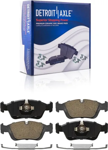 Vista 38 de Detroit Axle - Pinza de disco del lado del acompañante + pastillas de freno de cerámica de repuesto para Lexus HS250H Toyota RAV4 Prius V Scion xB