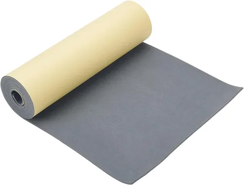 Vista 18 de BENECREAT Rollo de espuma EVA autoadhesivo de 0.039 in de grosor, 78.7 x 11.8 pulgadas, hoja acolchada de espuma negra para proteger muebles