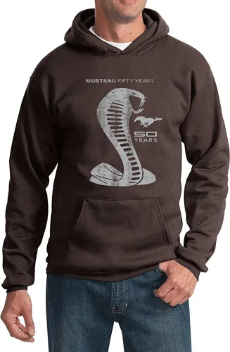 Vista 7 de Lucky Ride Sudadera con capucha Ford Mustang Shelby Cobra con diseño de 50 años
