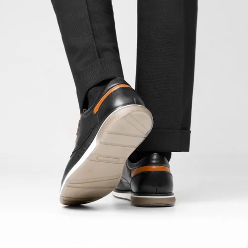 Vista 9 de Bruno Marc Zapatillas de vestir Oxford Casual Derby para hombre Negro