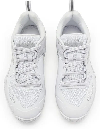 Vista 7 de Diadora Zapatos de tenis B.Icon 2 AG para mujer, color rosa y blanco