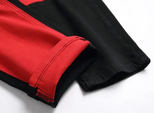 Vista 6 de AITITIA - Jeans rasgados de ajuste estándar para hombre
