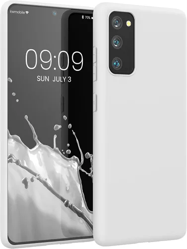 Vista 13 de kwmobile Funda compatible con Samsung Galaxy S20 FE - Funda protectora de silicona TPU suave y delgada - Pizarra oscura