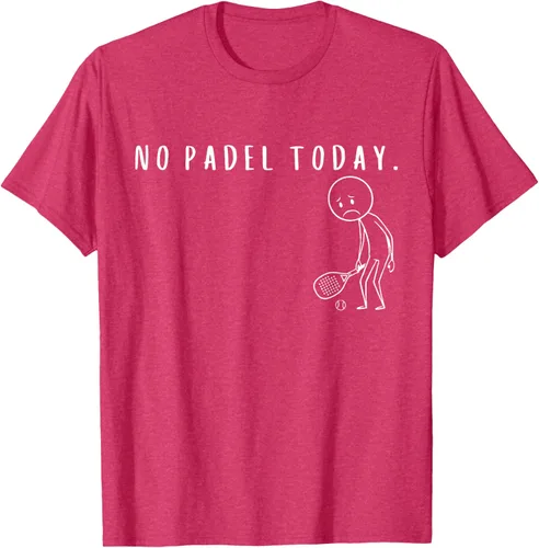 Vista 31 de No Padel Today Funny Padel Stickman Padel Playera Jugador de Tenis