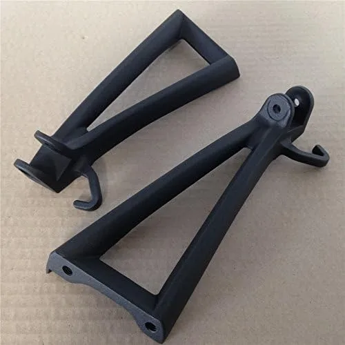 Vista 4 de HONGK - Estriberas de pie del pasajero trasero negro compatible con Yamaha Yzf R6 2006-2009 2010 2011 2012 [B01C0SUBJO]