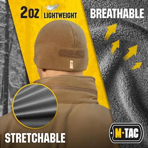 Vista 5 de M-Tac Gorra táctica de lana para reloj - Gorro de invierno Elite - Panel de parches
