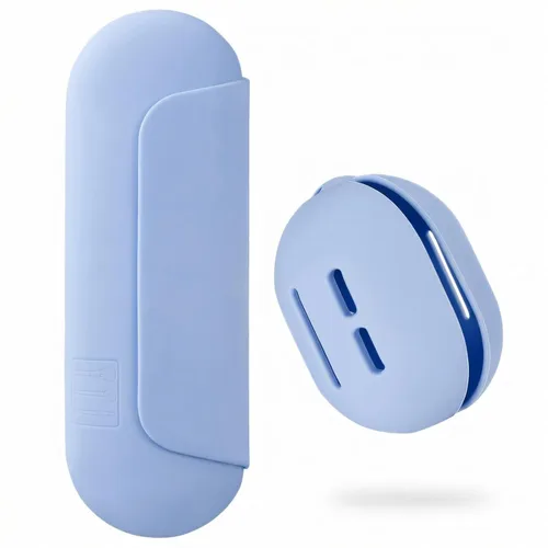 Vista 27 de AGIKET Soporte de silicona para brochas de maquillaje, bolsa de cosméticos de viaje: soporte suave y portátil para brochas cosméticas faciales