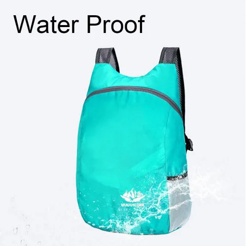 Vista 4 de Mochila impermeable para deportes al aire libre para acampar senderismo, gran capacidad verde