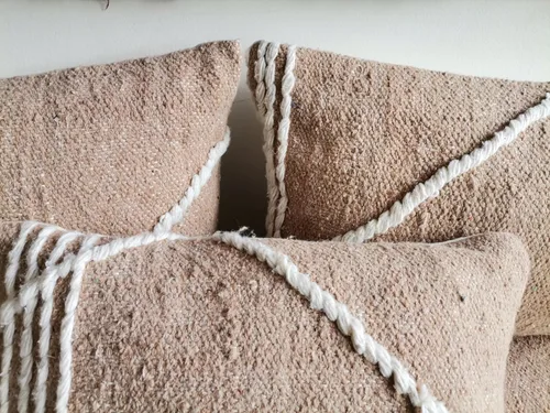 Vista 3 de arabicsofa Sofás de Suelo Coloridos de Estilo Marroquí – Cojines de Suelo Modulares Hechos a Mano (Beige 16, Sofá de Suelo de 4 pies)