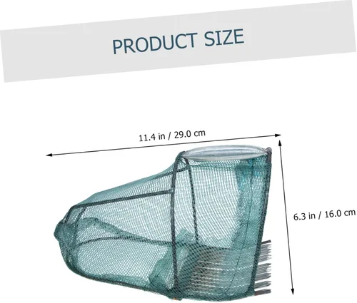 Vista 8 de Recogedor de frutas cesta Berry rastrillo peine arándano herramienta jardín fruta captura dispositivo