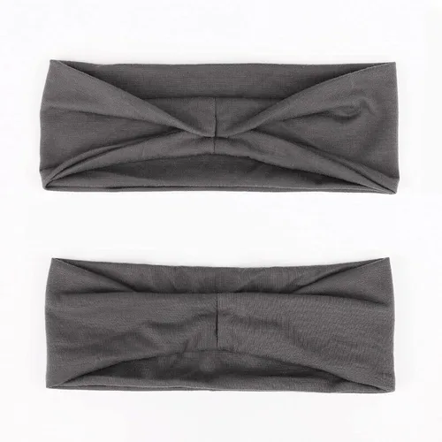 Vista 6 de DRESHOW Boho Print Fashion Headbands Yoga Sports Headbands for Women Elastic Non-Slip Headbands Workout Running Hair Bands