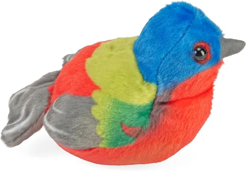 Vista 5 de Wild Republic Audubon Birds - Peluche pintado con auténtico sonido de pájaro, animal de peluche, juguetes de pájaros para niños y pájaros