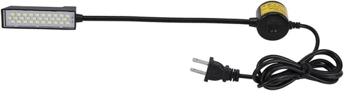 Vista 6 de Wal luz LED frontal, brazo flexible magnético multifuncional luz de trabajo, LED de luz diurna, luces de manualidades (enchufe de EE. UU. 110V)