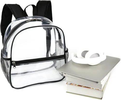 Vista 7 de Keepcross Mochila transparente de 12 x 6 x 12 pulgadas para eventos de estadio, bolsa transparente para estadios, eventos deportivos, festivales