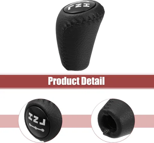 Vista 4 de X AUTOHAUX Palanca de cambios automática Knon para Toyota Land Cruiser Prado Negro