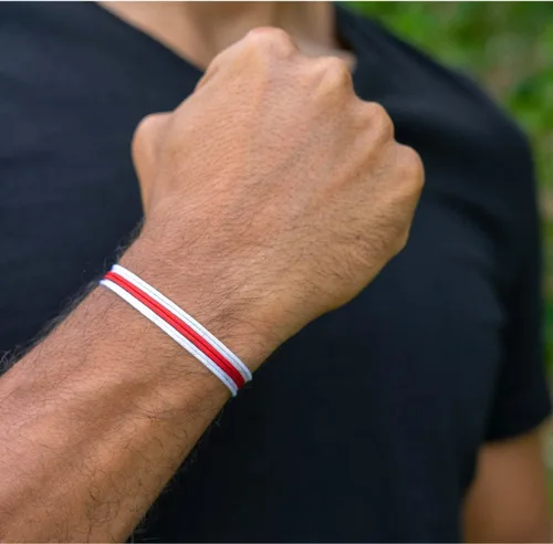 Vista 45 de World Cup Countries Soccer Flag Cord Bracelet for Men or Women - Country flag Pulsera bandera Pais Copa Mundial Futbol Hombre Mujer - Sports String