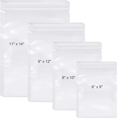 Vista 7 de Kosiz - 600 bolsas para violonchelo, 3 x 5 pulgadas, 5 x 7 pulgadas, 6 x 9 Bolsas de celofán de plástico transparente, autoadhesivas resellables
