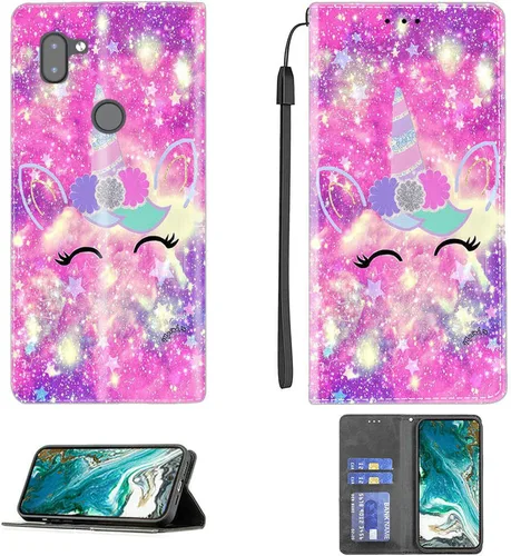 Vista 251 de jioeuinly ATT Motivate 2 - Funda compatible con ATT Motivate 2, funda con soporte abatible y cierre magnético DJS
