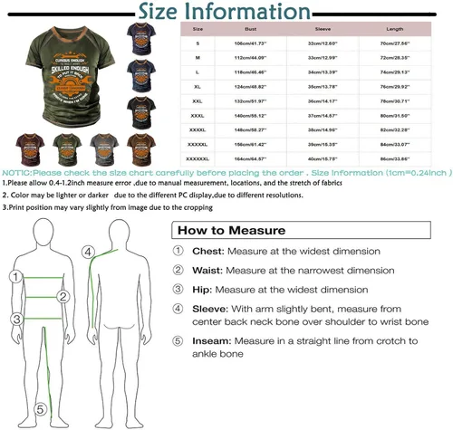 Vista 3 de Camisetas elegantes de manga corta para hombre, de corte clásico, con estampado de letras, cómodas blusas de cuello redondo de talla grande