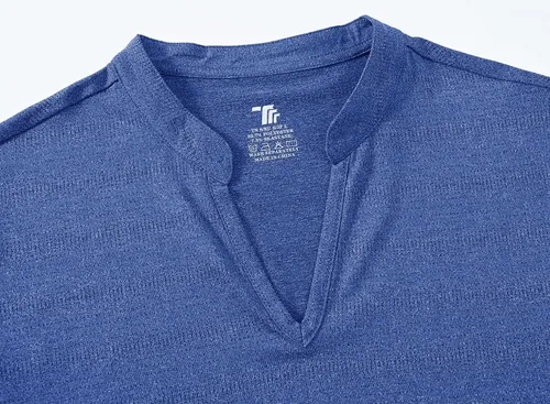 Vista 51 de Gopune Polo de golf con cuello en V para mujer, sin cuello, manga corta, ligera, de secado rápido, camisetas de tenis para correr