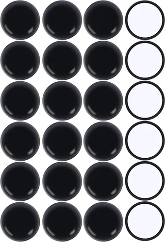 Vista 13 de Ezprotekt Paquete de 40 deslizadores de muebles autoadhesivos para alfombras, almohadillas redondas autoadhesivas de 1-1/8 pulgadas, almohadillas