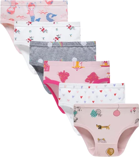 Vista 26 de Sladatona Ropa Interior Suave para Niñas Pequeñas y Niños Pequeños, Bragas Transpirables y Cómodas Rojo albaricoque.