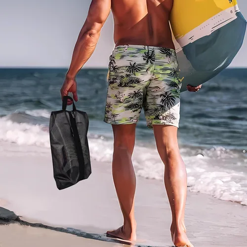 Vista 8 de Luvsusu Bolsas de zapatos esenciales de viaje, resistentes al agua, para hombres y mujeres, organizador portátil de almacenamiento de zapatos