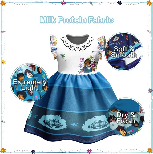Vista 2 de Disfraz de princesa de Mirabel para cumpleaños