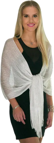 Vista 3 de ShineGlitz - Chales y mantones elegantes para mujer, para usar con ropa y vestidos de noche