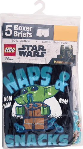 Vista 4 de STAR WARS Boys' Baby Yoda Mandalorian Underwear Multipacks Available in Sizes 23t, 4t, 4, 6, 8, 10 and 12