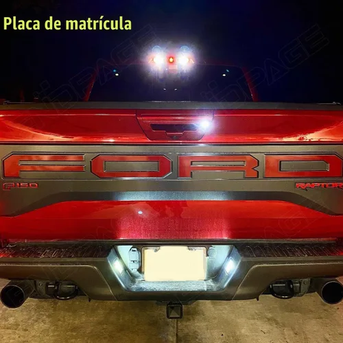 Vista 6 de Kit de 9 luces LED interiores F150 para Ford F-150 2009 2010 2011 2012 2013 2014 blanco 6000K paquete de iluminación LED interior + luces de carga