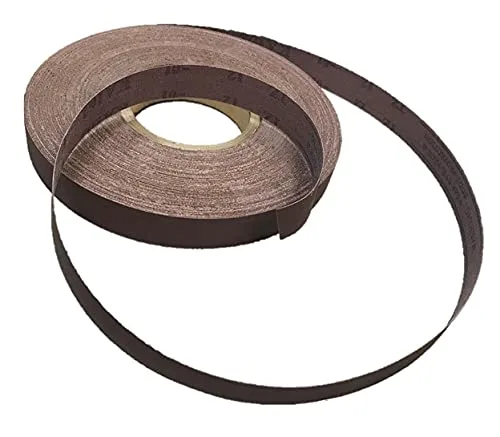 Vista 5 de Rollo de lijado de 1" x 50YD, A/O, J-wt respaldo de tela de algodón (P80)