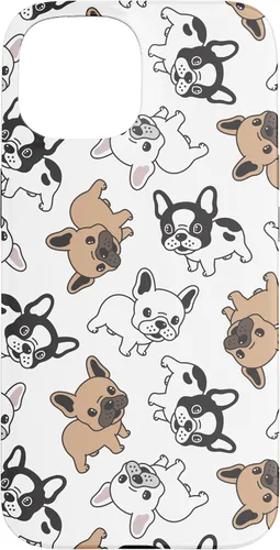 Vista 6 de iPhone 16 Cute French Bulldog Pattern Case