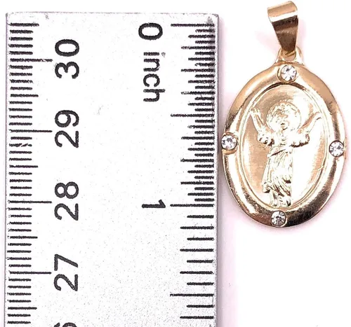 Vista 6 de Divine Child Jesus Pendant Necklace 17.5" Chain