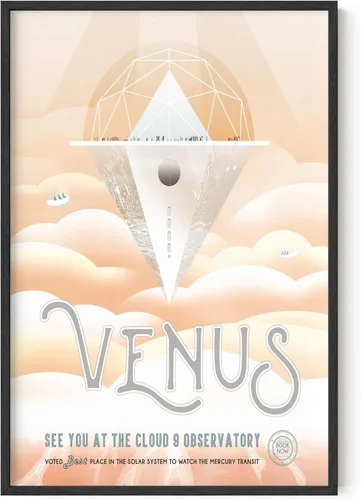 Vista 10 de HAUS AND HUES Arte de pared espacial – Pósteres espaciales vintage, póster JPL de la NASA, pósteres vintage de la NASA para paredes, arte de pared
