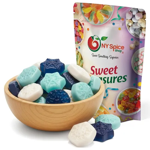 Vista 8 de NY Spice Shop Dextrose Baby - Caramelos en forma de corazón para fiestas, paquete variado de 1 libra, decoraciones románticas para fiestas, bolsas
