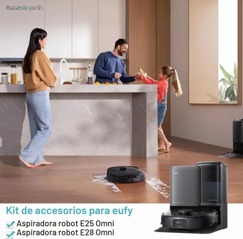 Vista 2 de Paquete de 26 piezas de repuesto E25 E28 para accesorios eufy Omni