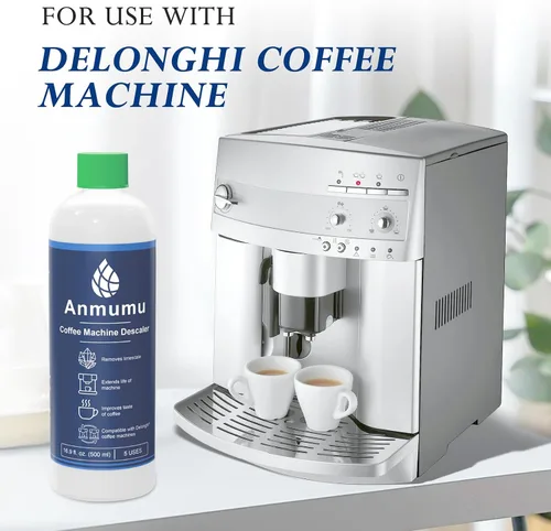 Vista 6 de Anmumu Delonghi* Limpiador descalcificador EcoDecalk para todas las máquinas Delonghi*, solución de descalcificación delonghi* 5 usos