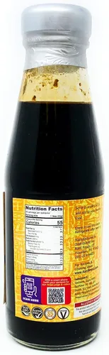 Vista 3 de Salsa de soja oscura Rani 7oz (200g) tarro de vidrio ~ Sin colores Sin OMG Vegano Sin gluten Origen indio