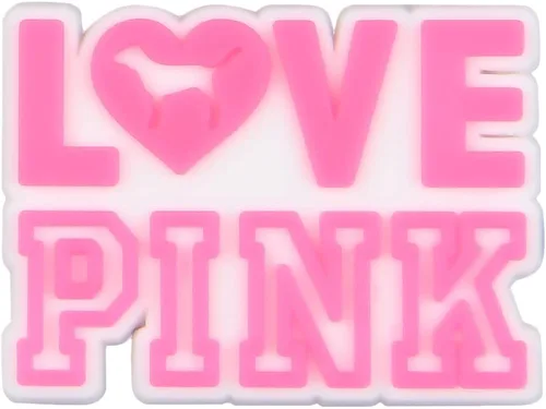 Vista 8 de LSBCharms Dijes de cocodrilo rosa femenino 17 unidades para zapatos maquillaje decoración de PVC accesorios para zuecos y pulseras para niños niñas